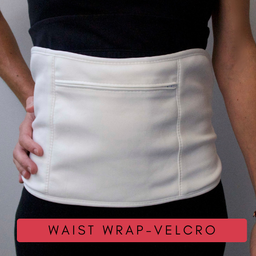 1 Piece Waist Wrap Organic Cotton Castor Oil Pack - Velcro